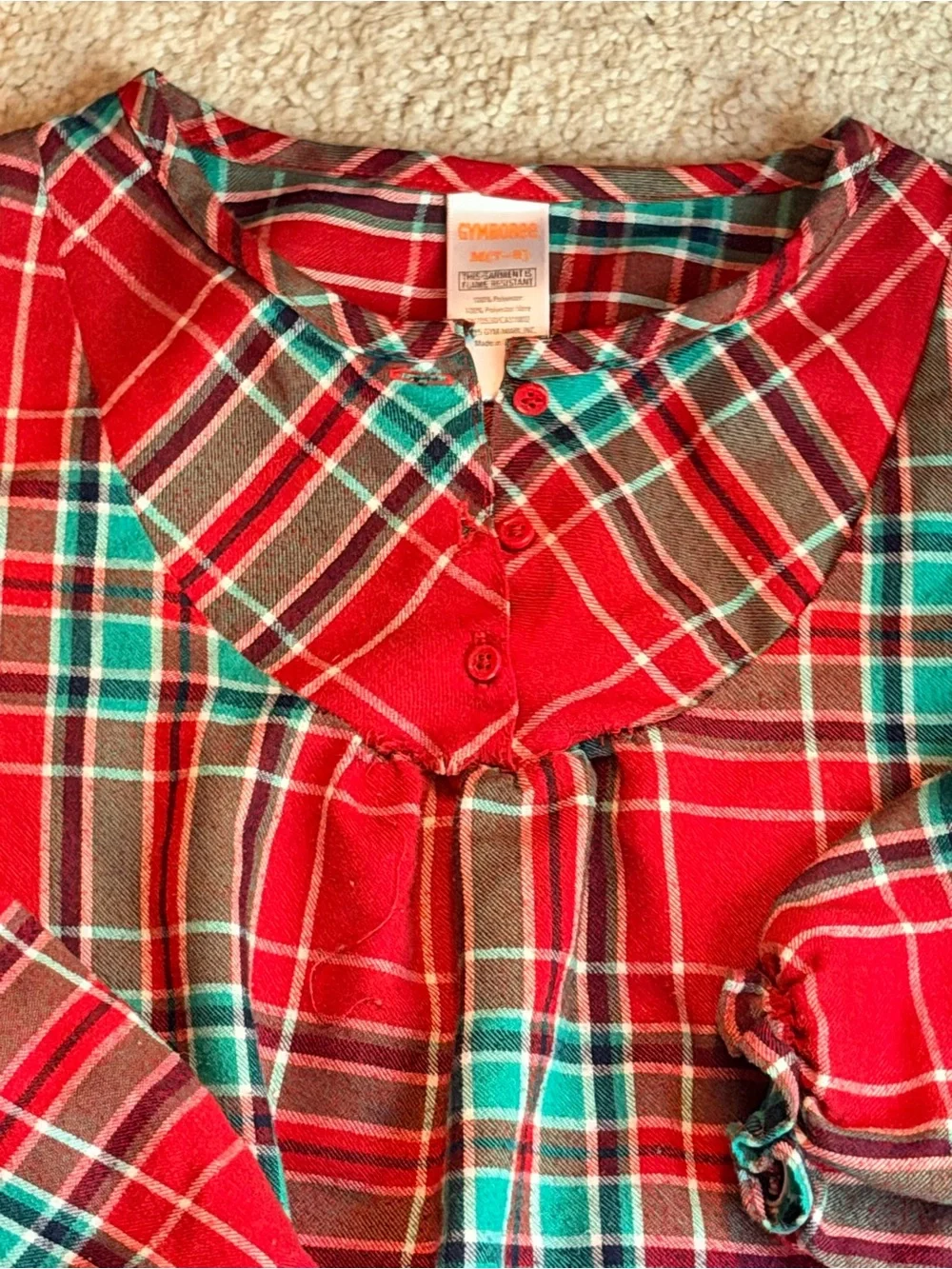 Gymboree festive plaid